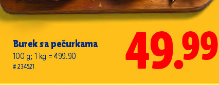 Burek sa pečurkama