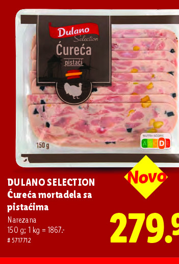 Cureća mortadela sa pistacima