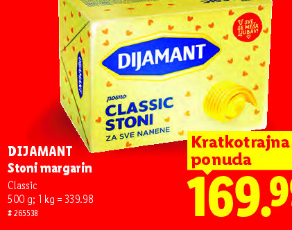 DIJAMANT Stoni margarin Classic