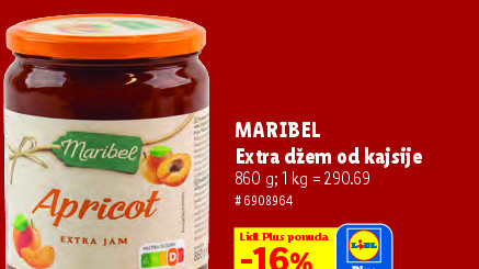 MARIBEL Extra džem od kajsije