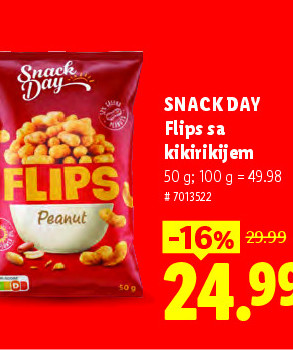 SNACK DAY Flips sa kikirikijem
