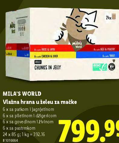 Vlažna hrana u želeu za mačke