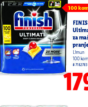 FINISH Ultimates kapsule za mašinsko pranje sudova