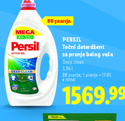 PERSIL Tečni deterdžent za pranje belog veša