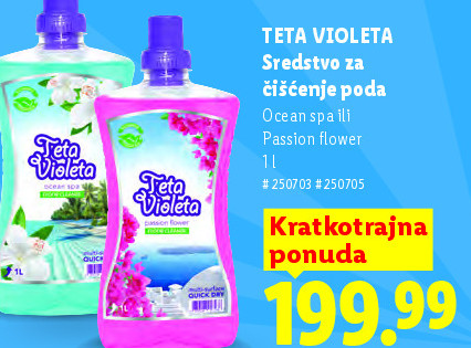 TETA VIOLETA Sredstvo za čišćenje poda