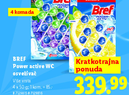 BREF Power active WC osveživač