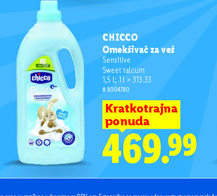 CHICCO Omekšivač za veš