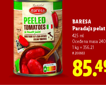 BARESA Paradajz pelat