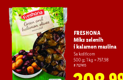 Miks zelenih i kalamon maslina