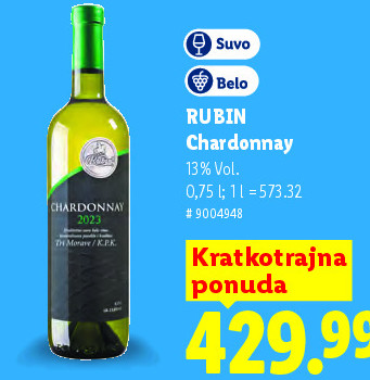 RUBIN Chardonnay