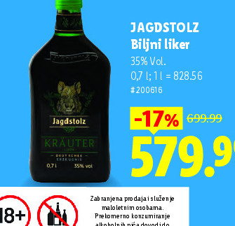 JAGDOLZOL Bijni liker