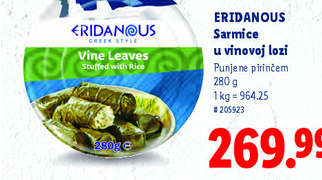 Sarmice u vinovoj lozi