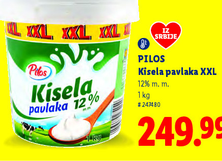 Kisela pavlaka XXL