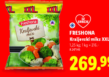 FRESHONA Kraljevski miks XXL