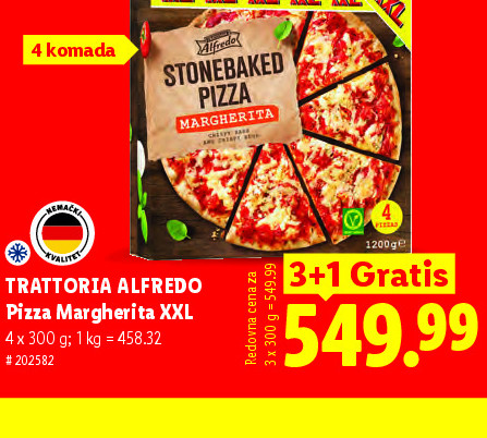 TRATTORIA ALFREDO Pizza Margherita XXL