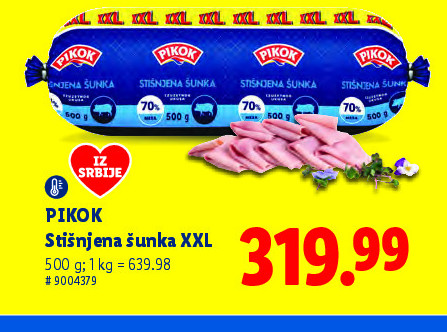PIKOK Střížienka šunka XXL