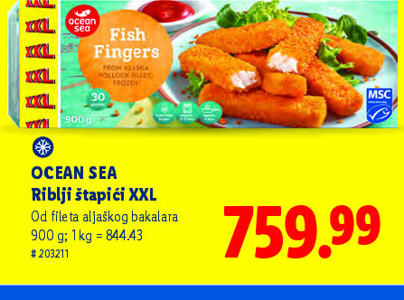 OCEAN SEA Fish Ribbij štapić XXL