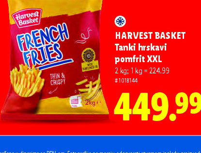 Tanki hrskavi pomfrit XXL