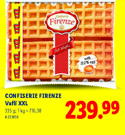 CONFISERIE FIRENZE Vafl XXL