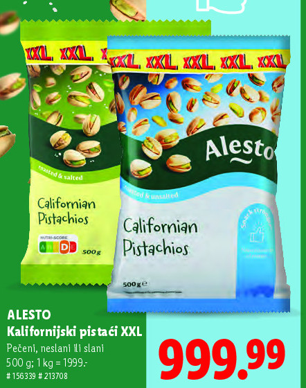 Kalifornijski pistaći XXL