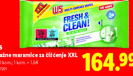 Vlažne maramice za čišćenje XXL