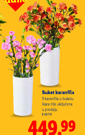 Buket karanfila