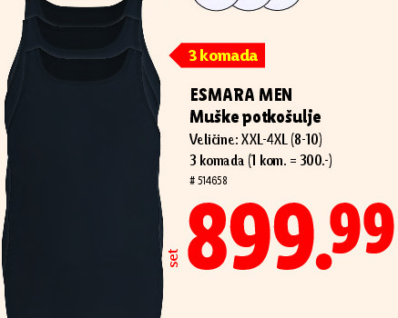 ESMARA MEN Muške potkošulje