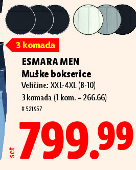 ESMARA MEN Muške bokserice