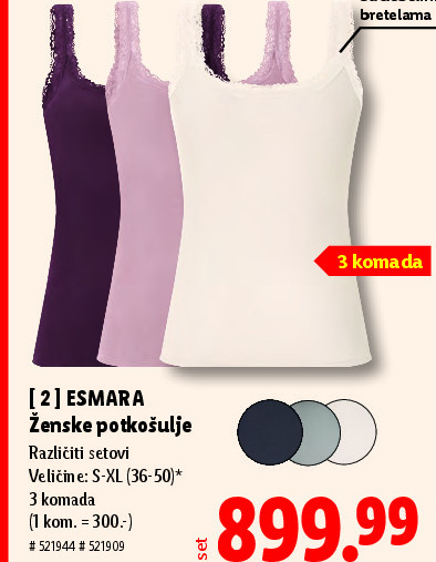 ESMARA Ženske potkošulje