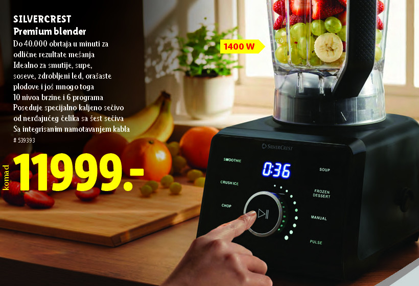 Premium blender
