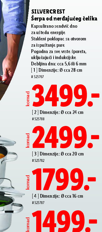 Šerpa od nerđajućeg čelika