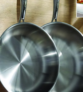 Tiganj od nerđajućeg čelika [6] Dimenzije: Ø cca 24 cm