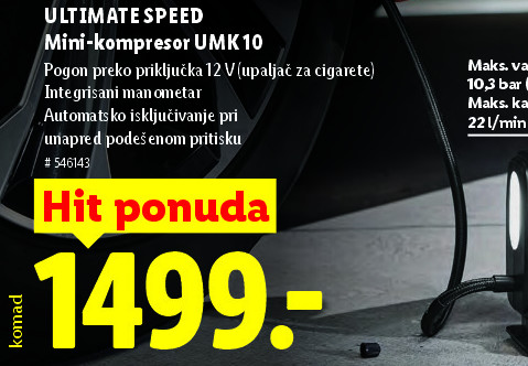 Mini-kompresor UMK 10