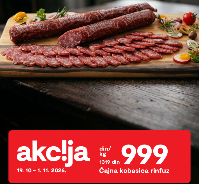 Čajna kobasica rinfuz