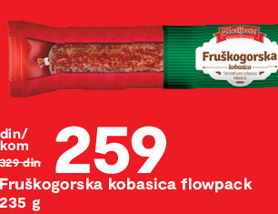Fruškogorska kobasica flowpack