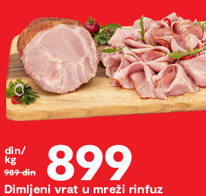 Dimljeni vrat u mreži rinfuz