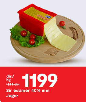 Sir edamer 40% mm Jager