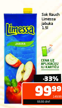Sok Rauch Limessa jabuka 1.5l