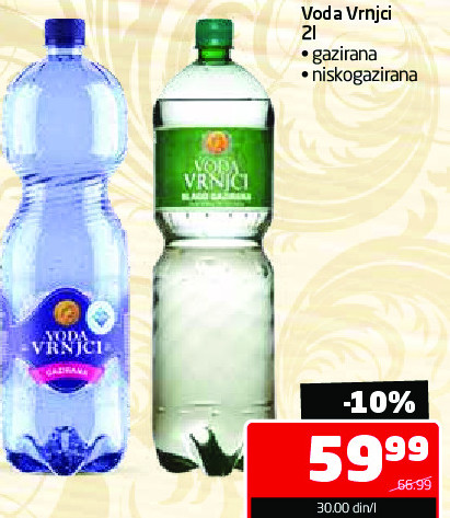 Voda Vrnjci 2l gazirana / negazirana