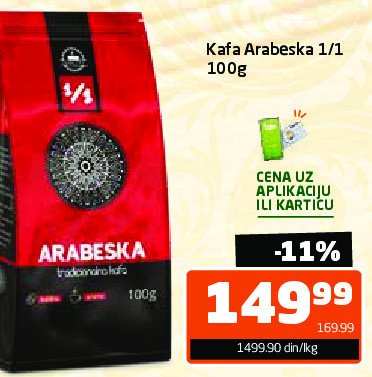 Kafa Arabeska 1/1 100g