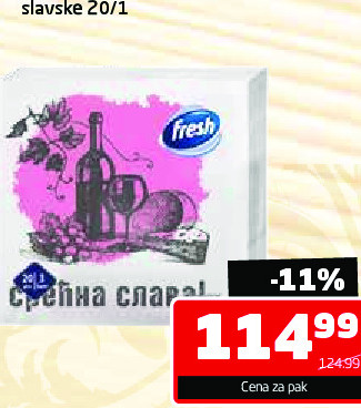 Salvete Fresh slavske Z0/1