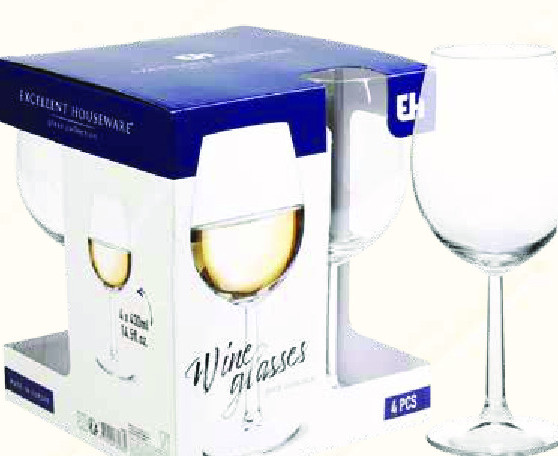 Čaše za vino 4/1 430ml