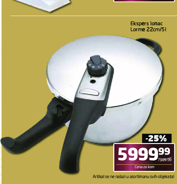 Ekspers lonac Lorme 22cm/5l