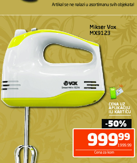 Mikser Vox MX9123
