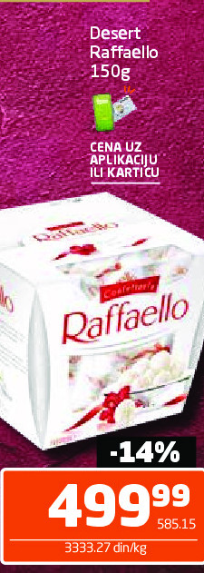 Desert Raffaello 150g