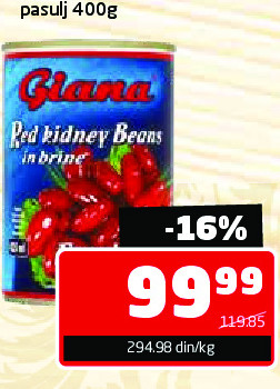 Crveni salatni pasulj 400g