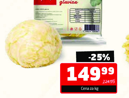 Kiseli kupus glavica 1/1 1kg