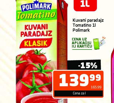 Kuvani paradajz Tomatito 1l