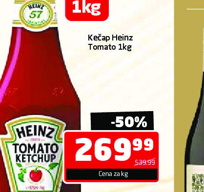 Kečap Heinz Tomato 1kg