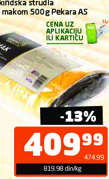 Kikindska Strauka sa makom 500g Pekara A5